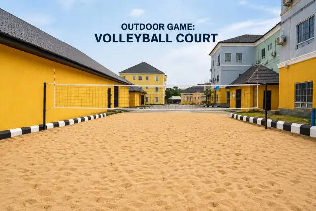Volleyball court
